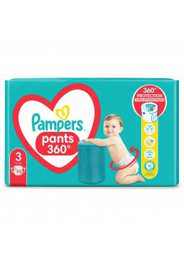 Подгузники-трусики детские Pampers Pants, размер 3 (6–11 кг), 62 шт